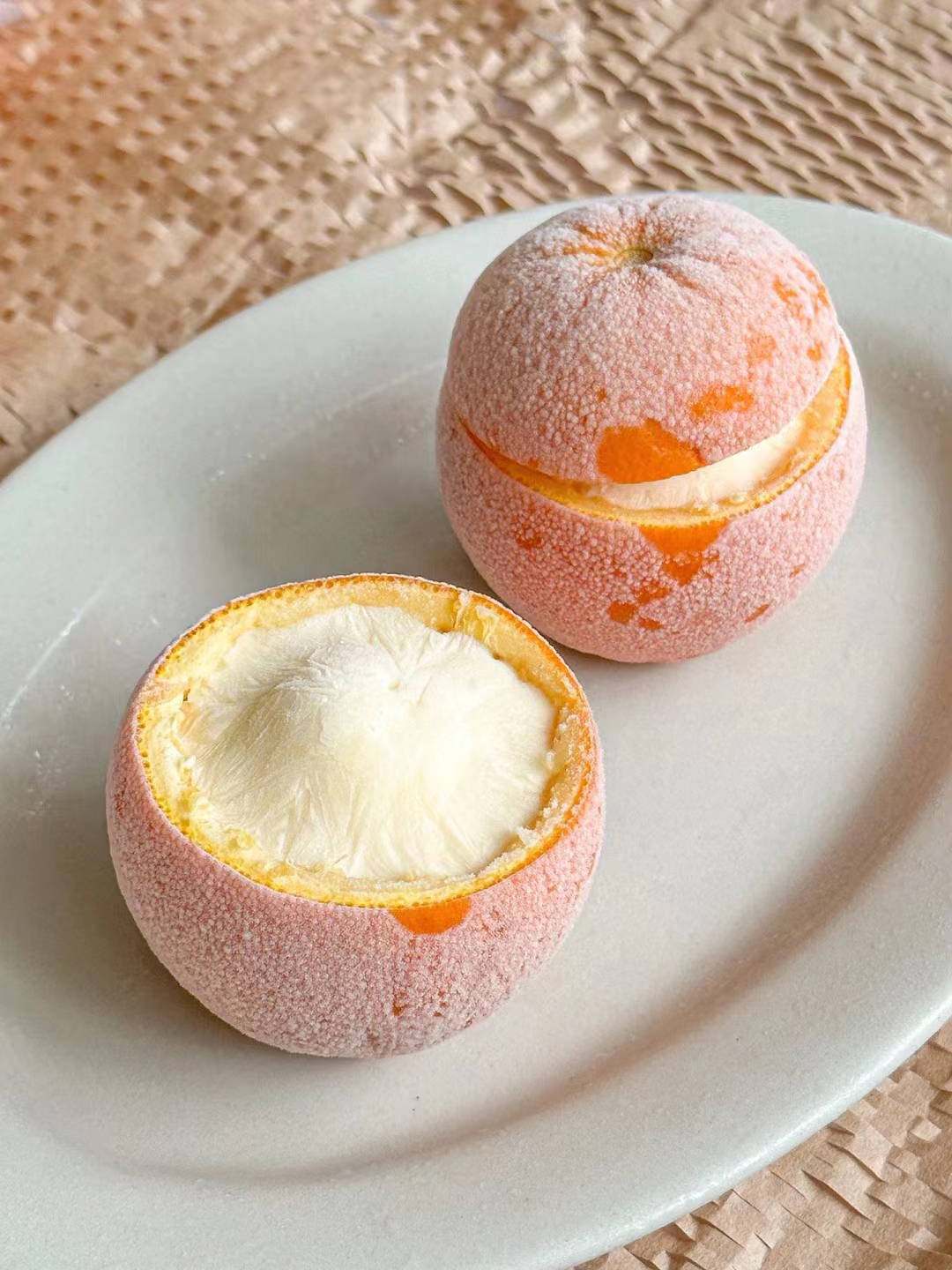 自制香橙冰淇淋 只需3种食材,浓浓橙香,甜中带酸_橙子_小时_巧克力