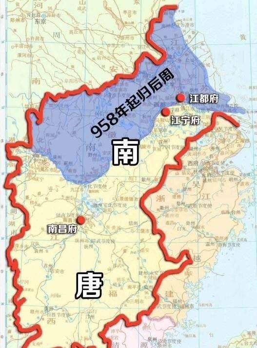 与北宋并列的南唐到底有没有机会统一南方,并与北宋形成对峙_后周