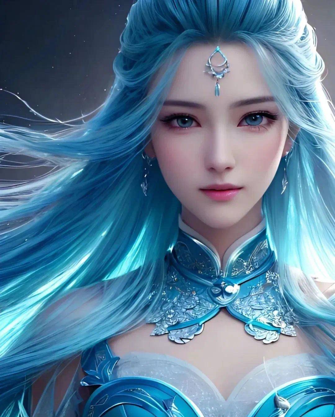 斗罗大陆cos:蓝银皇阿银美如画,修长美腿,蓝银白袜时尚搭配!