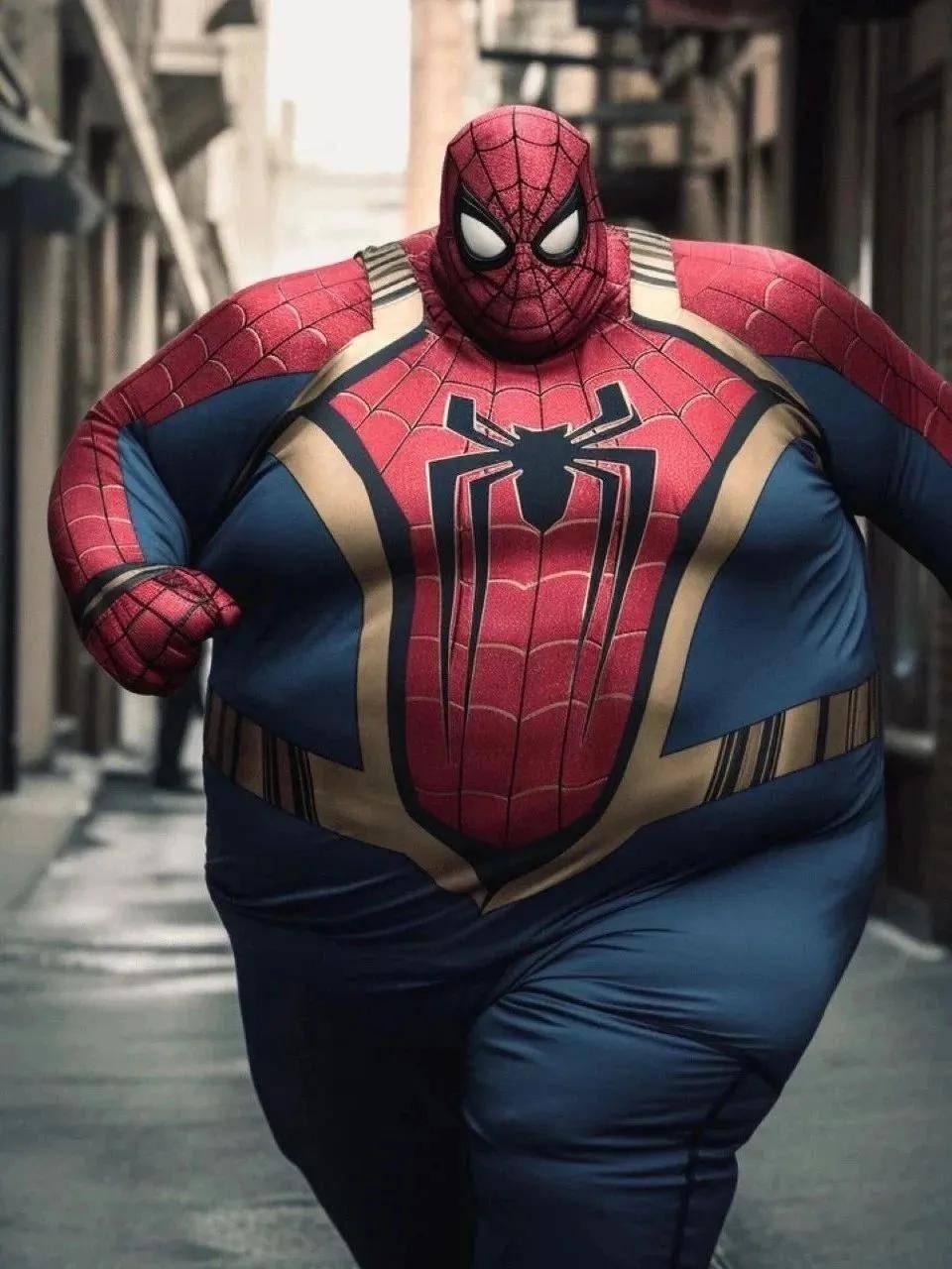 ai把超级英雄都搞成了肥胖症患者