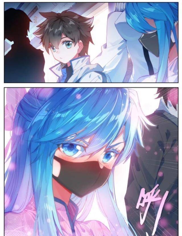 冻千秋很不友善地盯着蓝轩宇,蓝轩宇感觉很委屈,立马反驳_古月_事情