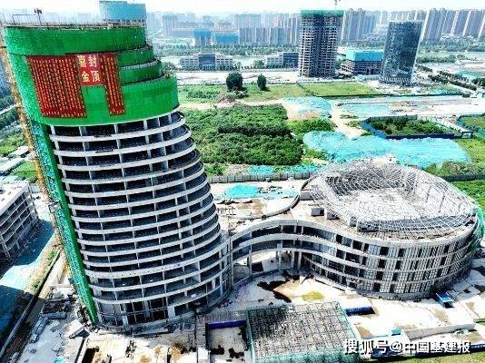 原创中国一冶承建的濮阳市大数据中心项目全面封顶