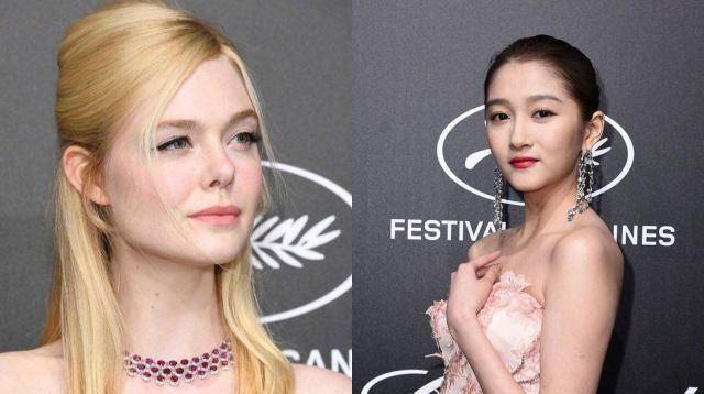 关晓彤和戛纳评委同框比美,被评最美蚂蚁腰的她却在宴会现场晕倒_范宁