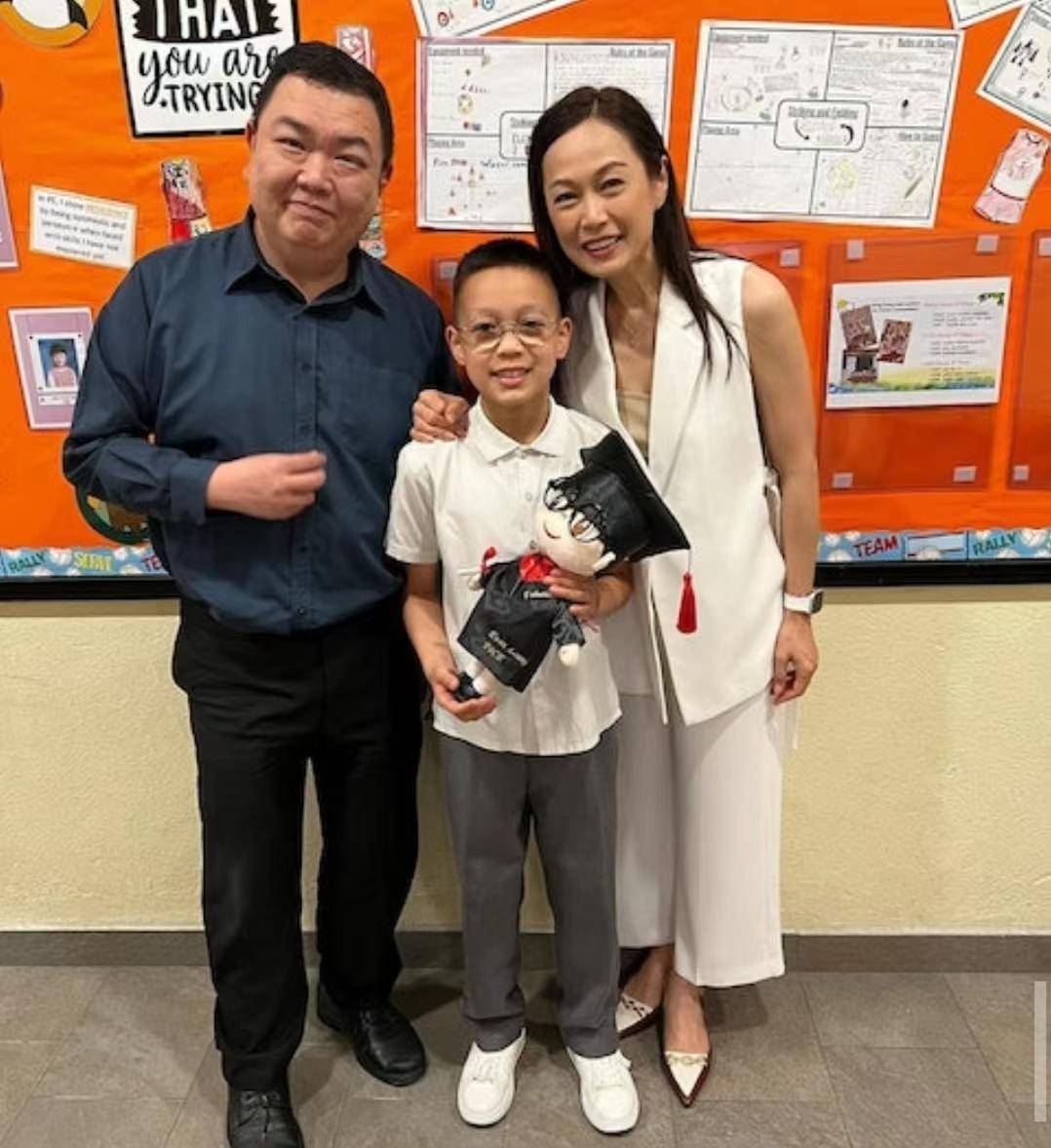 任达华和琪琪的女儿任庆嘉,吴镇宇儿子费曼等