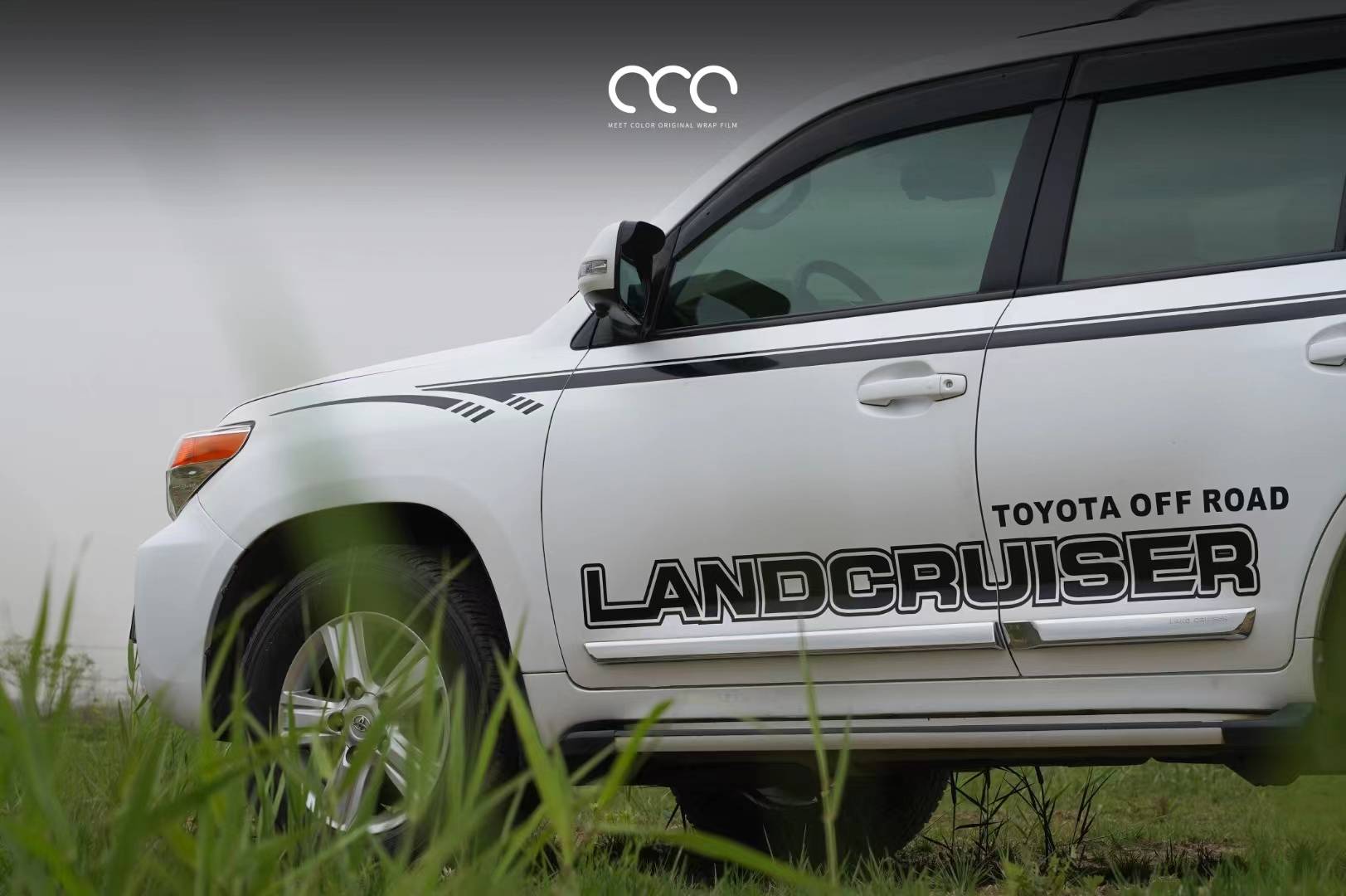 丰田兰德酷路泽漫彩改色膜超亚金属霜白, 简洁干练_搜狐汽车_搜狐网