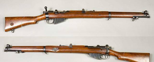 步枪(magazinelee-enfield,简称"mle")是二战期间英国步兵的标准制式