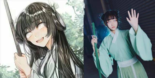 这个阿青是一位非常可怜的女孩子,她天生白眼,平常受尽了旁人的冷眼相