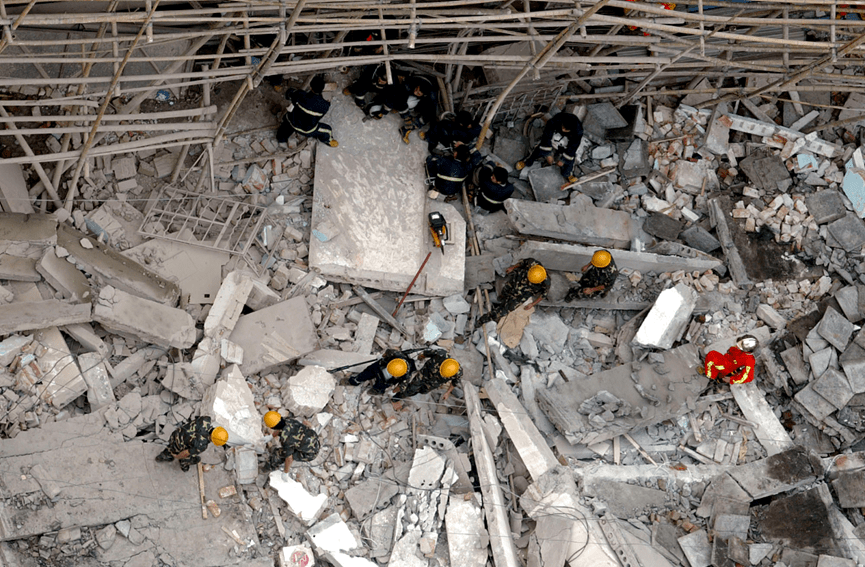 共11人遇难!齐齐哈尔体育馆坍塌事故_来自_网络_图片