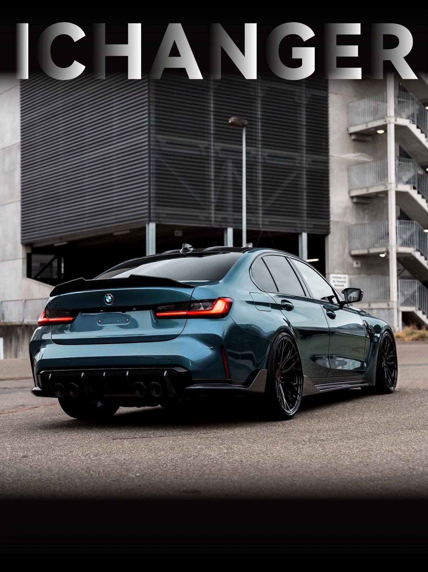 宝马ichanger改色膜阿瓦隆绿,低调有内涵的蓝绿色_mpower_气质_暗色