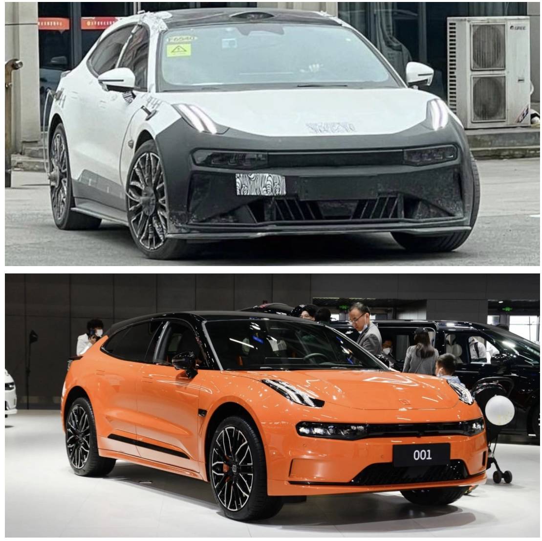 新款极氪001实车现身,配激光雷达 保时捷同款仪表,续航超1000km_搜狐