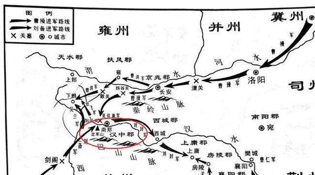 定鼎三国之势的"定军山之战",曹操为何不派兵营救夏侯渊_于刘备_汉中