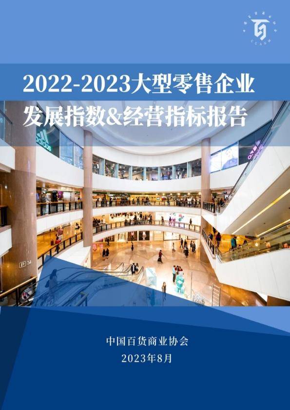 2022-2023大型零售企业发展指数&经营指标报告 