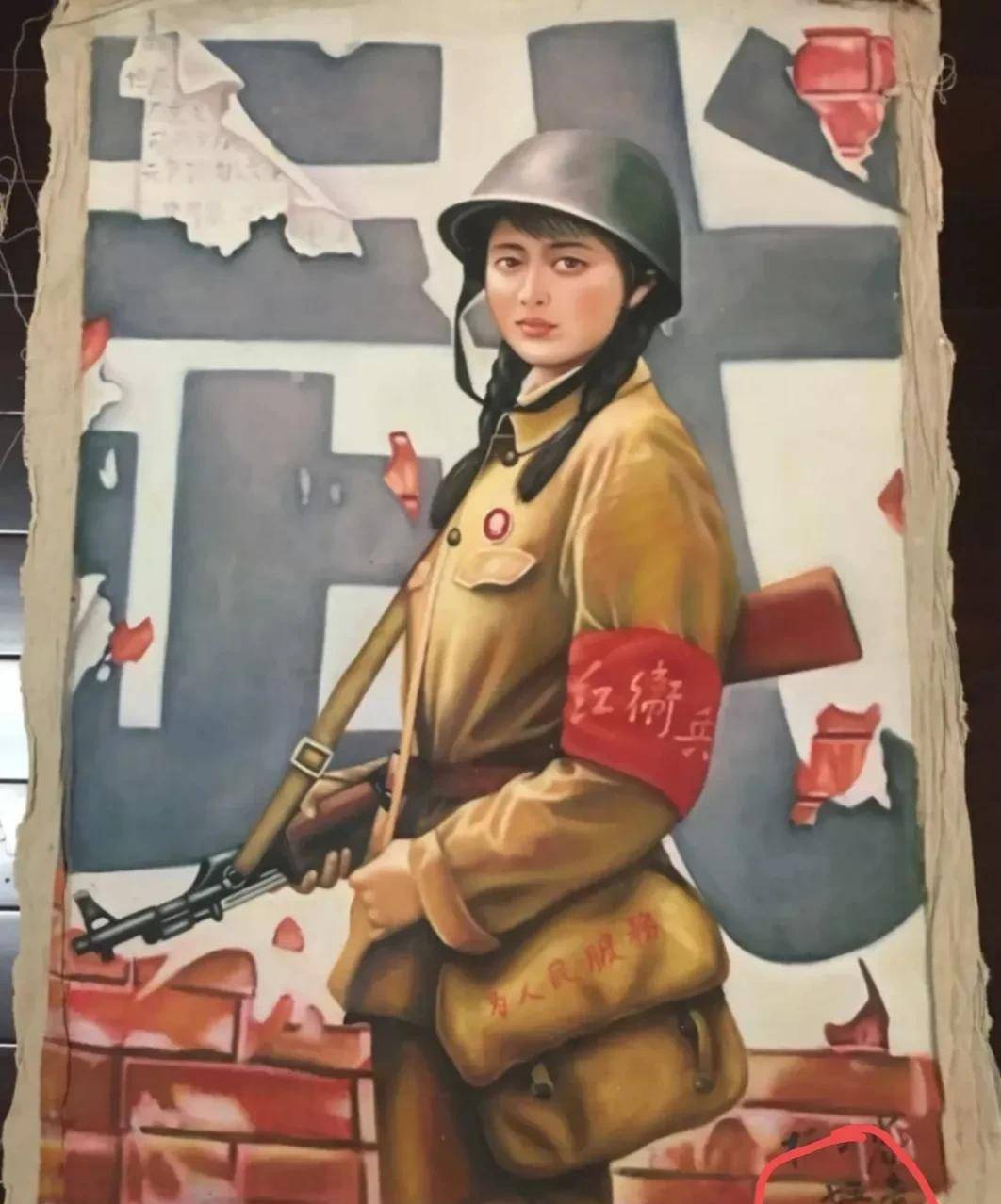 七十年代的所谓宣传画给骗了,因为有些就是新作品_时候_邮票_红卫兵