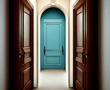 东西户门对门谁家旺_布局_五行_风水