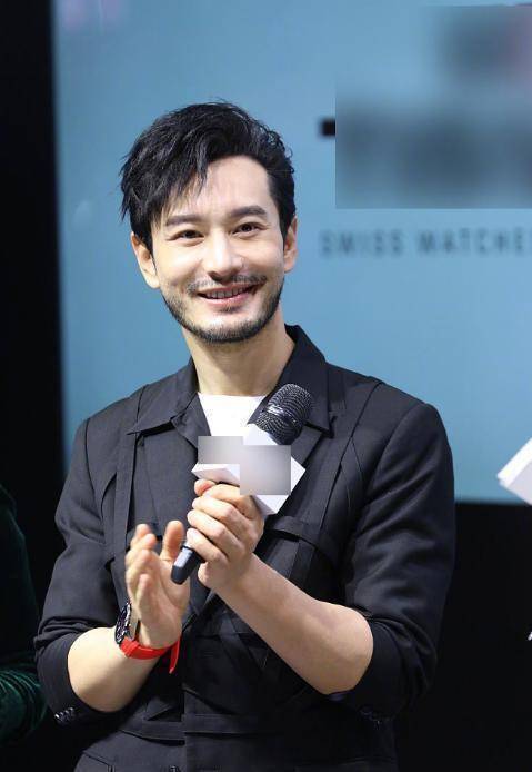 被43岁的黄晓明生图帅到,留络腮胡男人味足,不油腻反而很帅_气质_风格