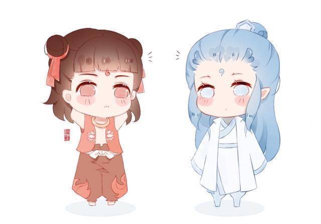 敖丙传:如果哪吒和丙丙第一次见面,都把对方当成了女孩子_发型_女生