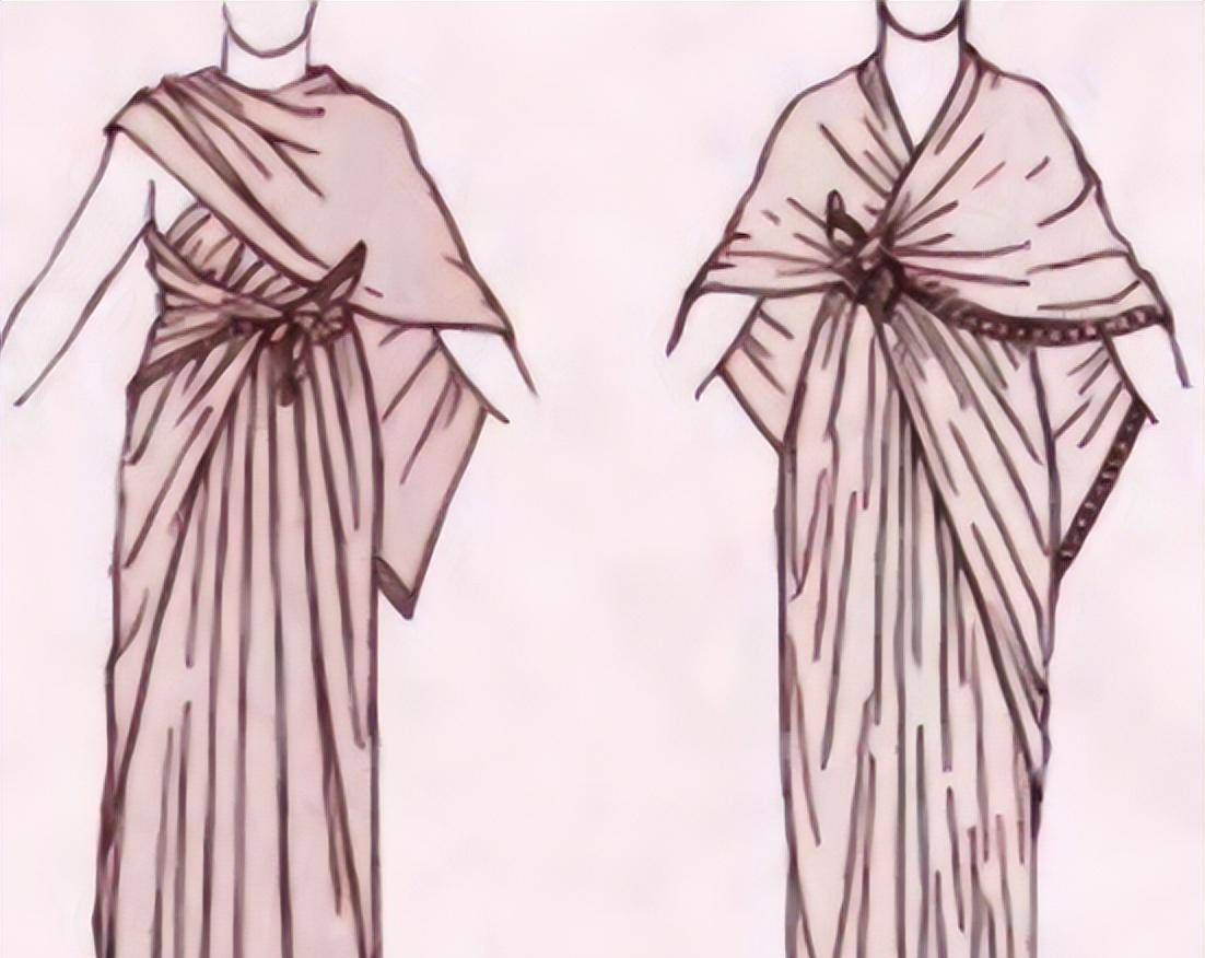 古希腊服装网站与现代时尚网站的对比_褶皱_衣服_织物