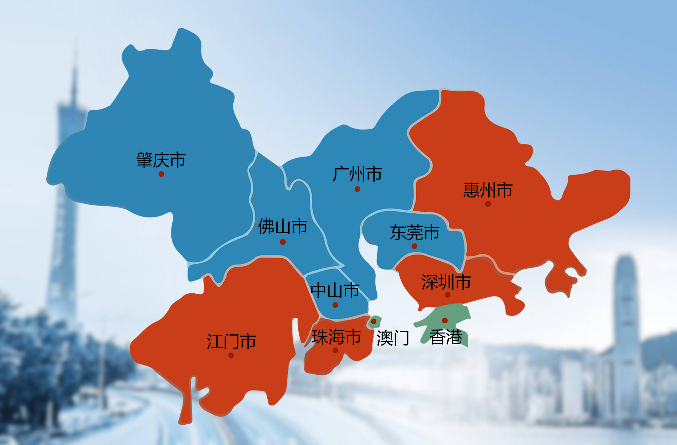 上半年珠三角9市gdp排行榜 广州仅次于深圳 东莞增速最慢