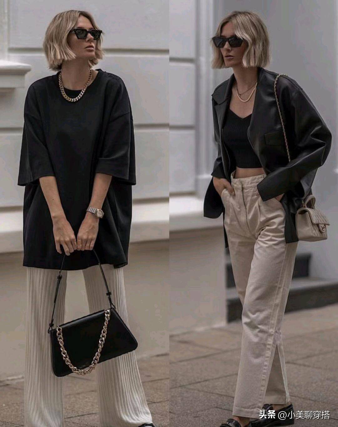 做个又飒又美的女人,极简风穿搭示范,大写的高级_风格_时尚_黑色