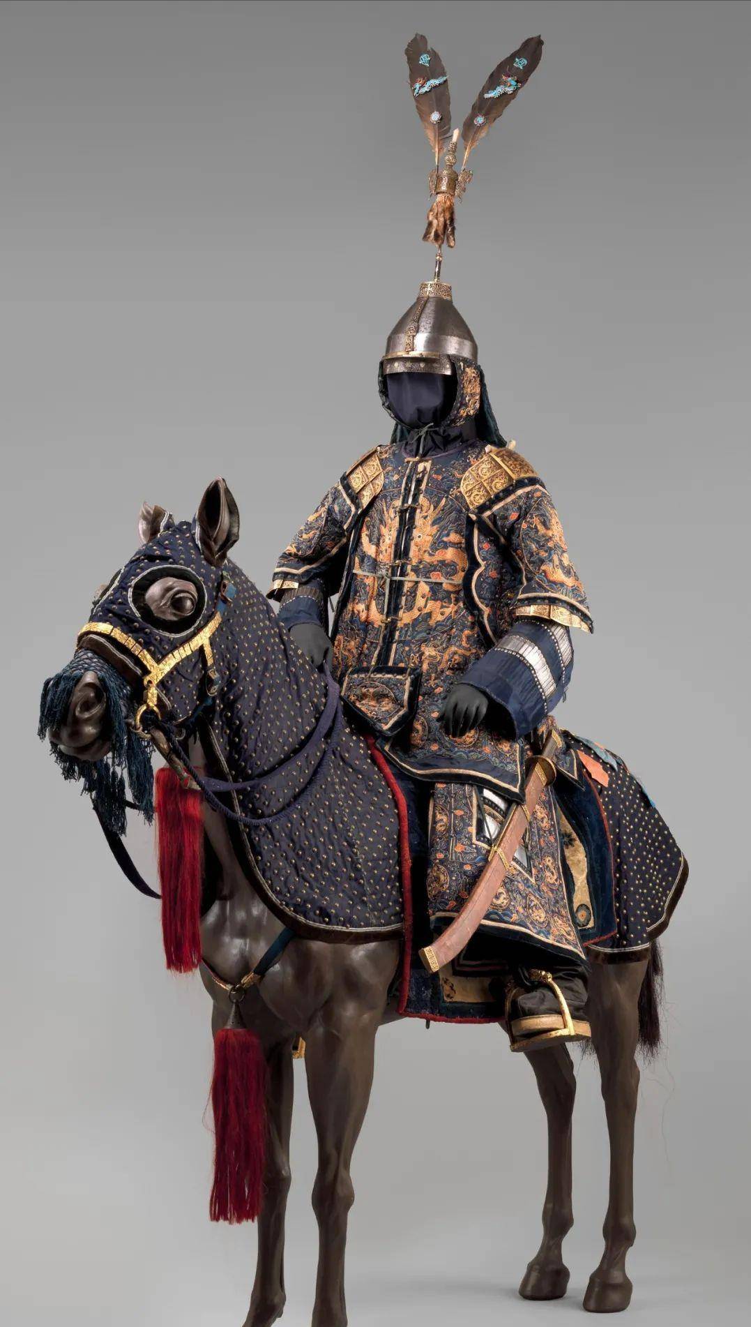 清代臂甲之变化-从后金入关前至乾隆时期_盔甲_部件_棉甲