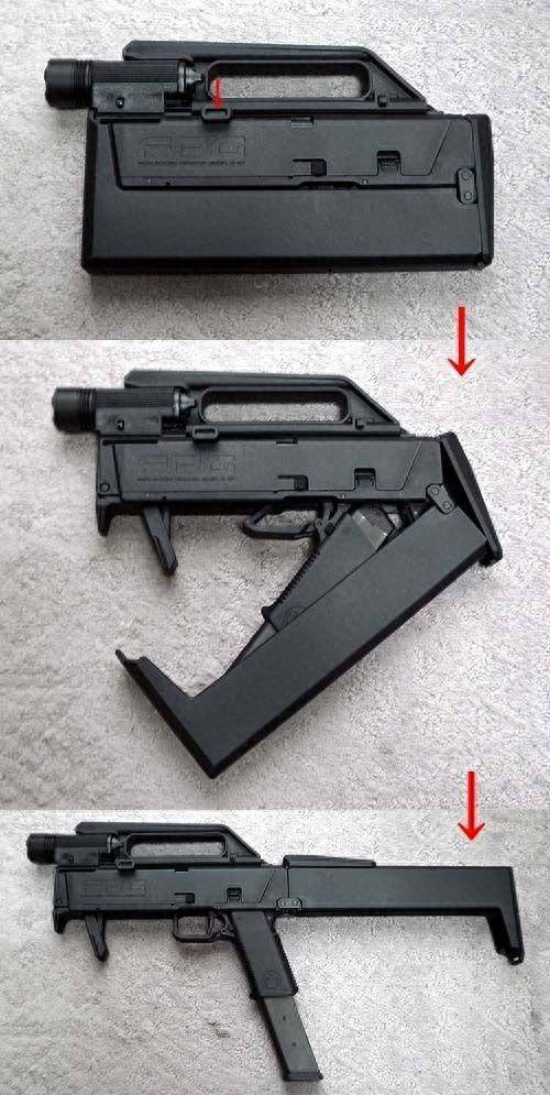 折叠式冲锋枪fmg9_洛克_武器_展开
