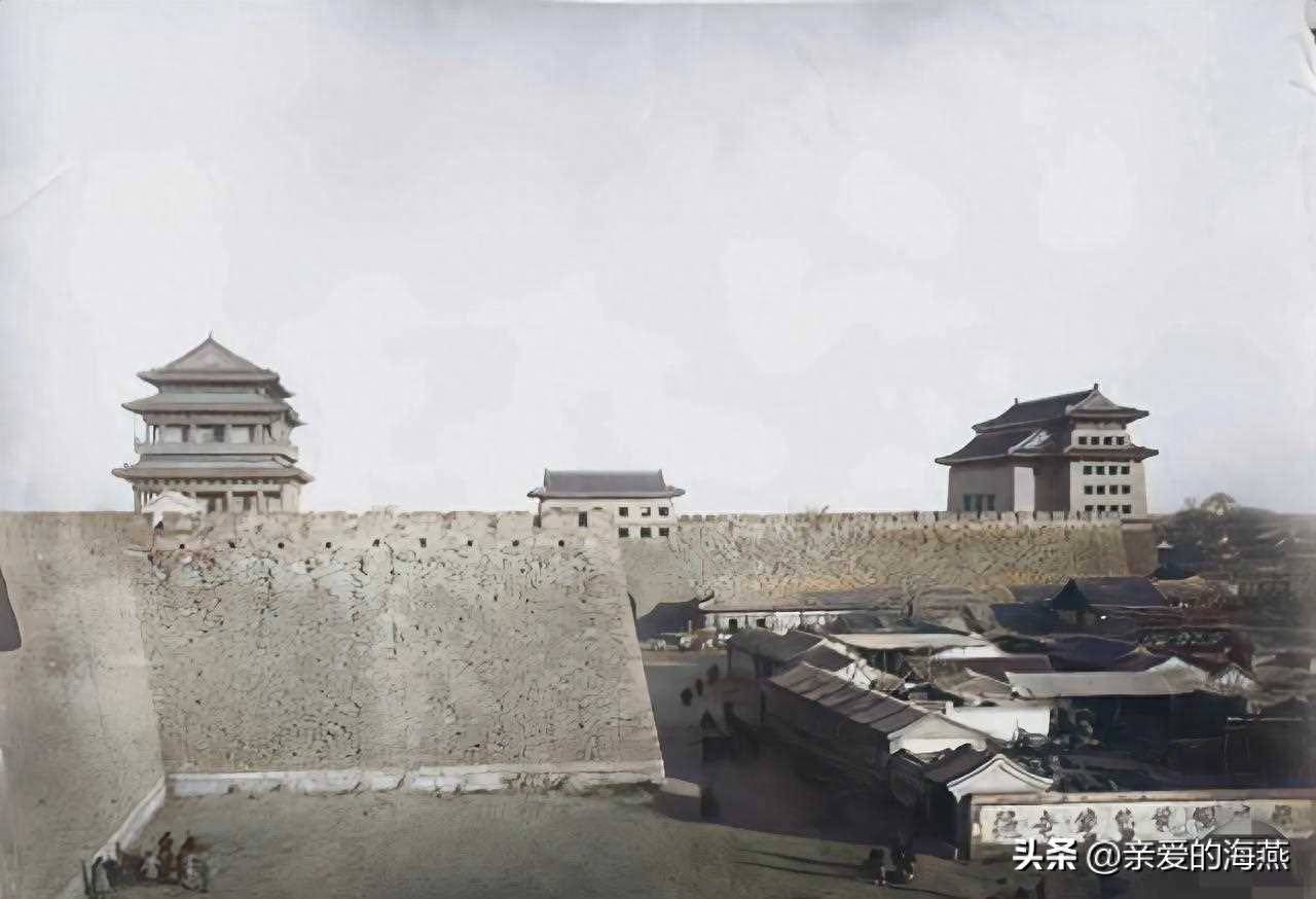100年前北京城墙彩色老照片 