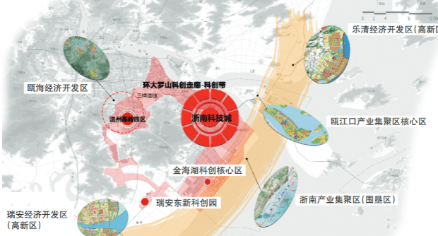 浙南科技城规划图图片