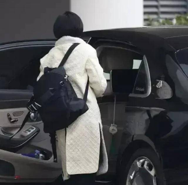 开300万豪车,背奢侈品包,网友:和你骑电动车一样_明星_什么_低调