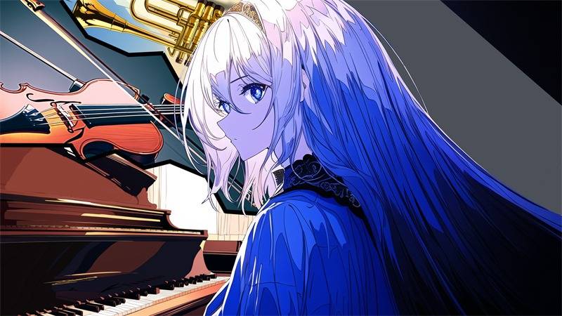 钢琴特辑p站二次元美图欣赏
