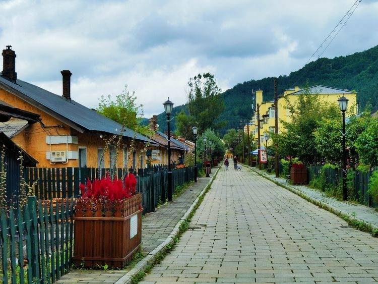 具有浓郁俄罗斯风情的横道河子小镇_建筑_铁路_中东