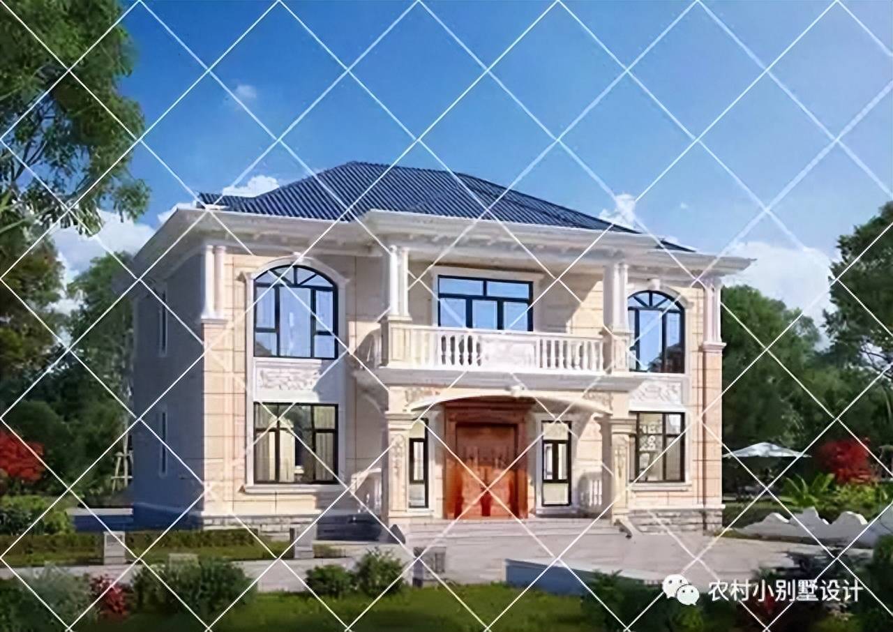 21套左右对称美感十足二层农村自建房别墅,大气豪宅之典范别墅图纸