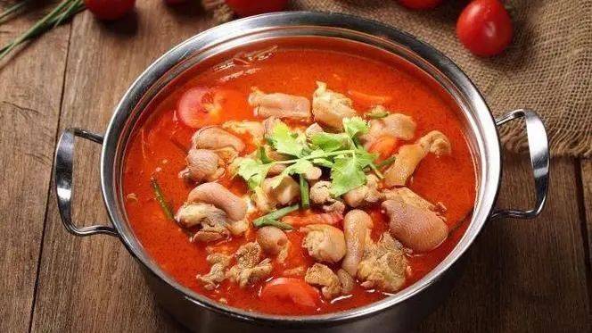 贵州传统美食酸汤猪脚,口感鲜美,清爽无油腻_工艺_菜品_调料