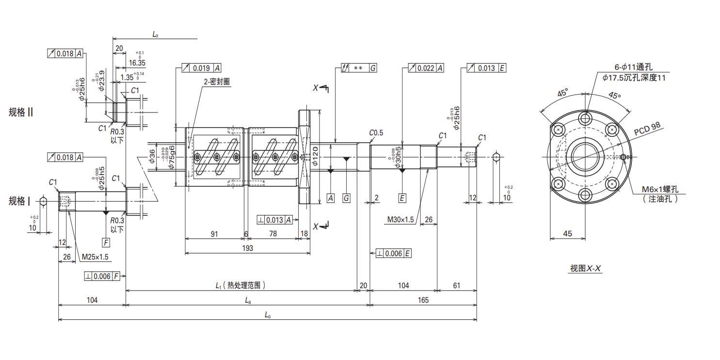 nsk 滚珠丝杠 小型fa系列 ma.fa.