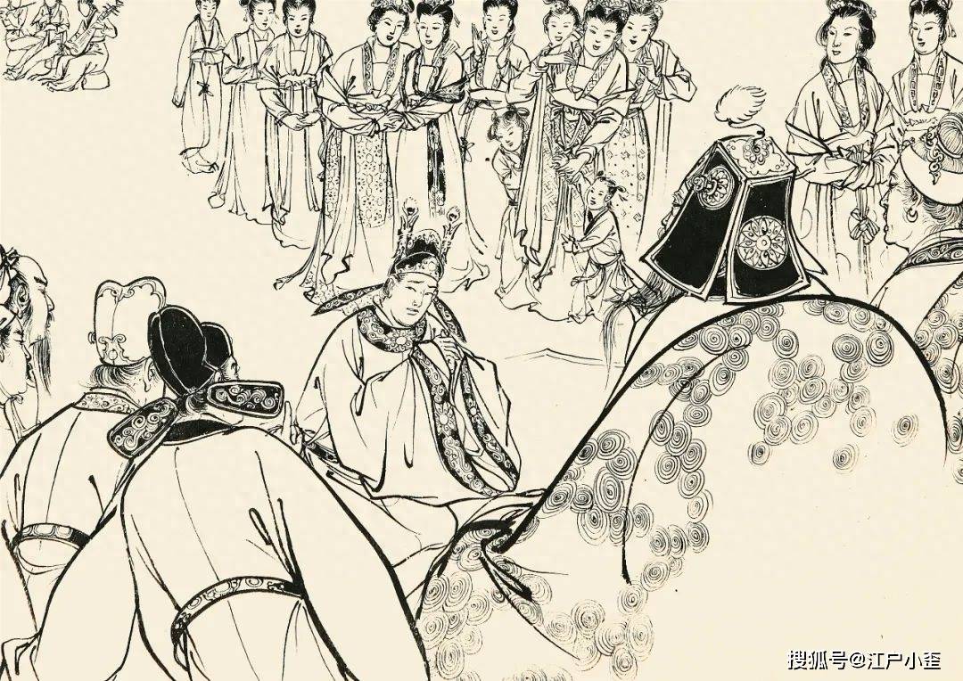 胡若佛大师珍品连环画《打金枝》欣赏