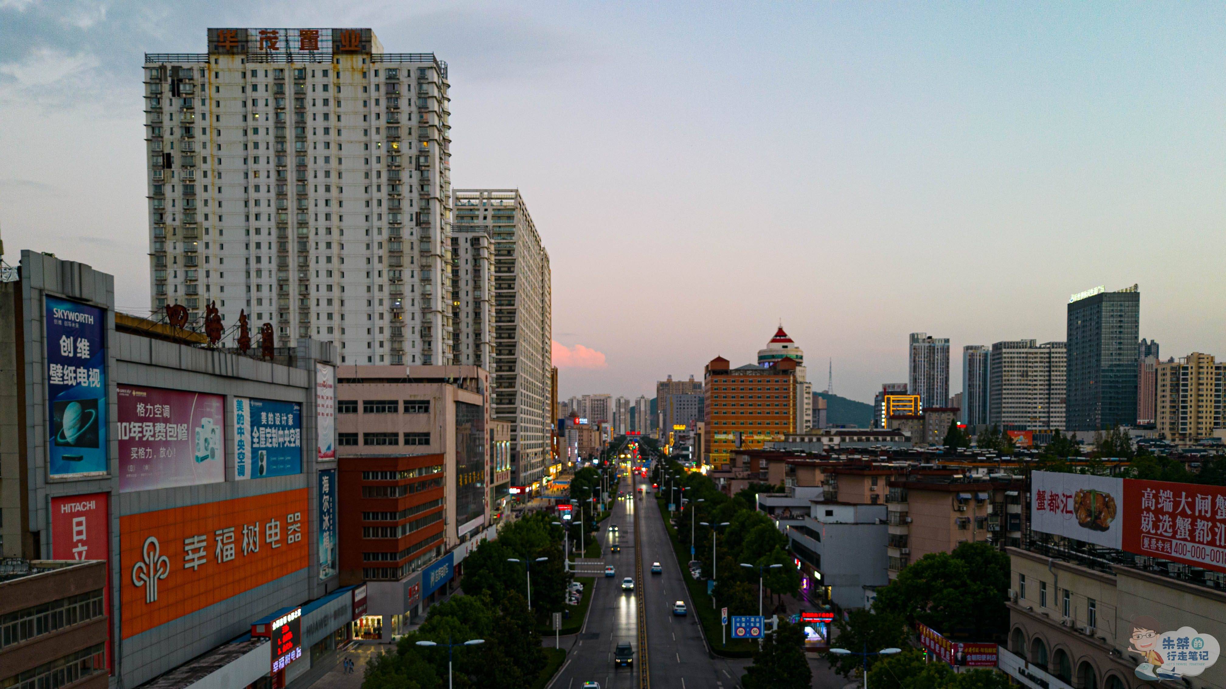 淮南城市夜景图片