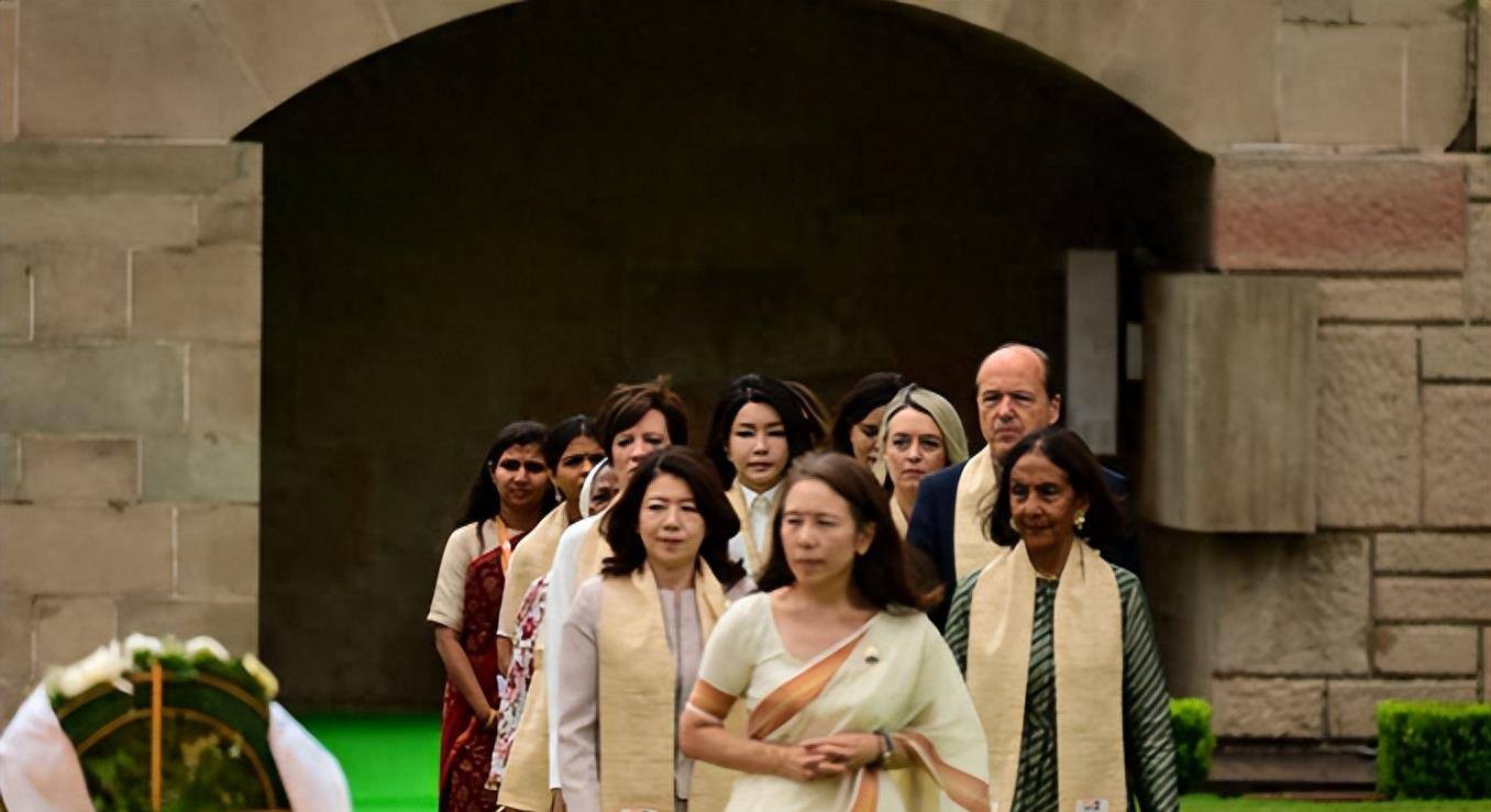 印度g20峰会第二天,女团惊艳!