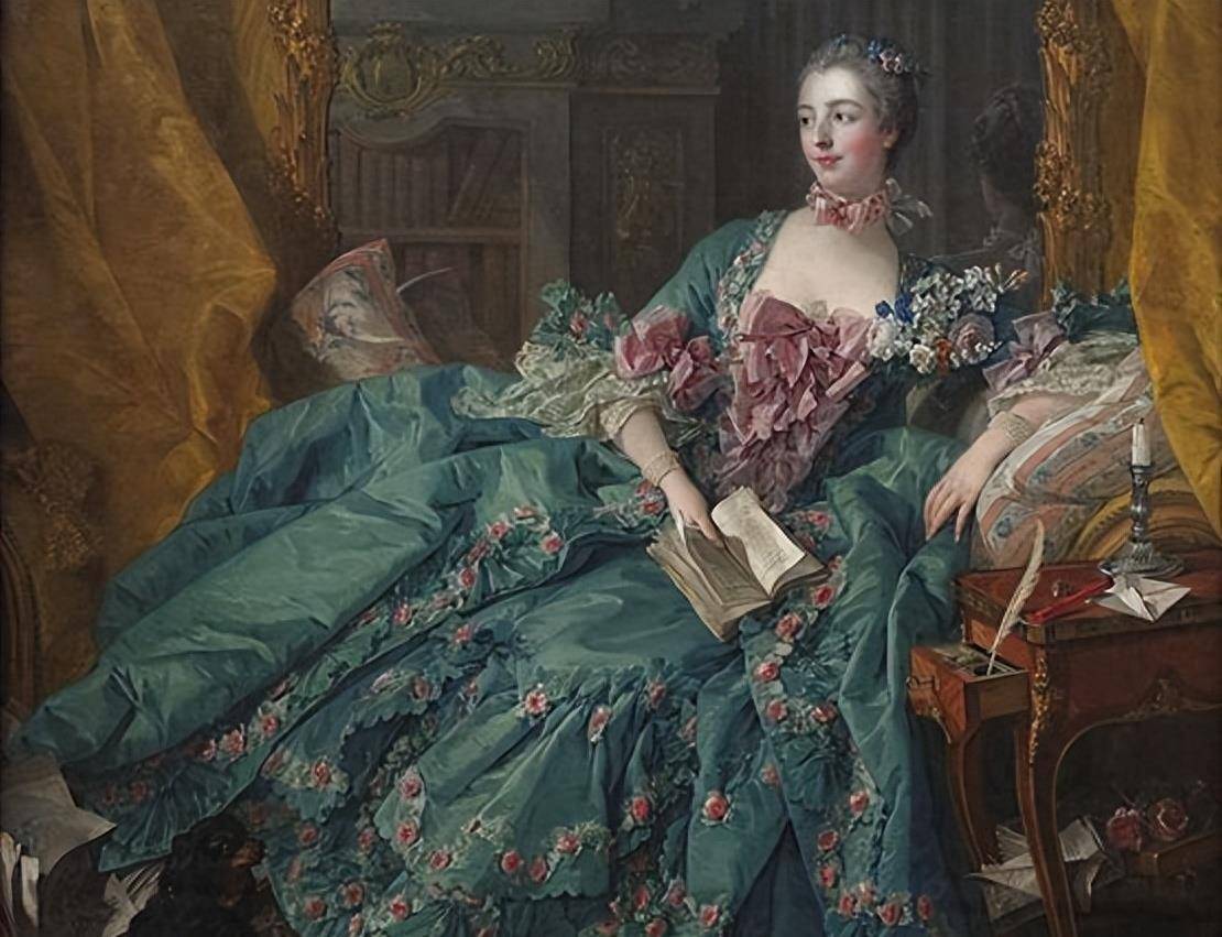 18世纪中叶西欧洛可可风格服饰有何特点?