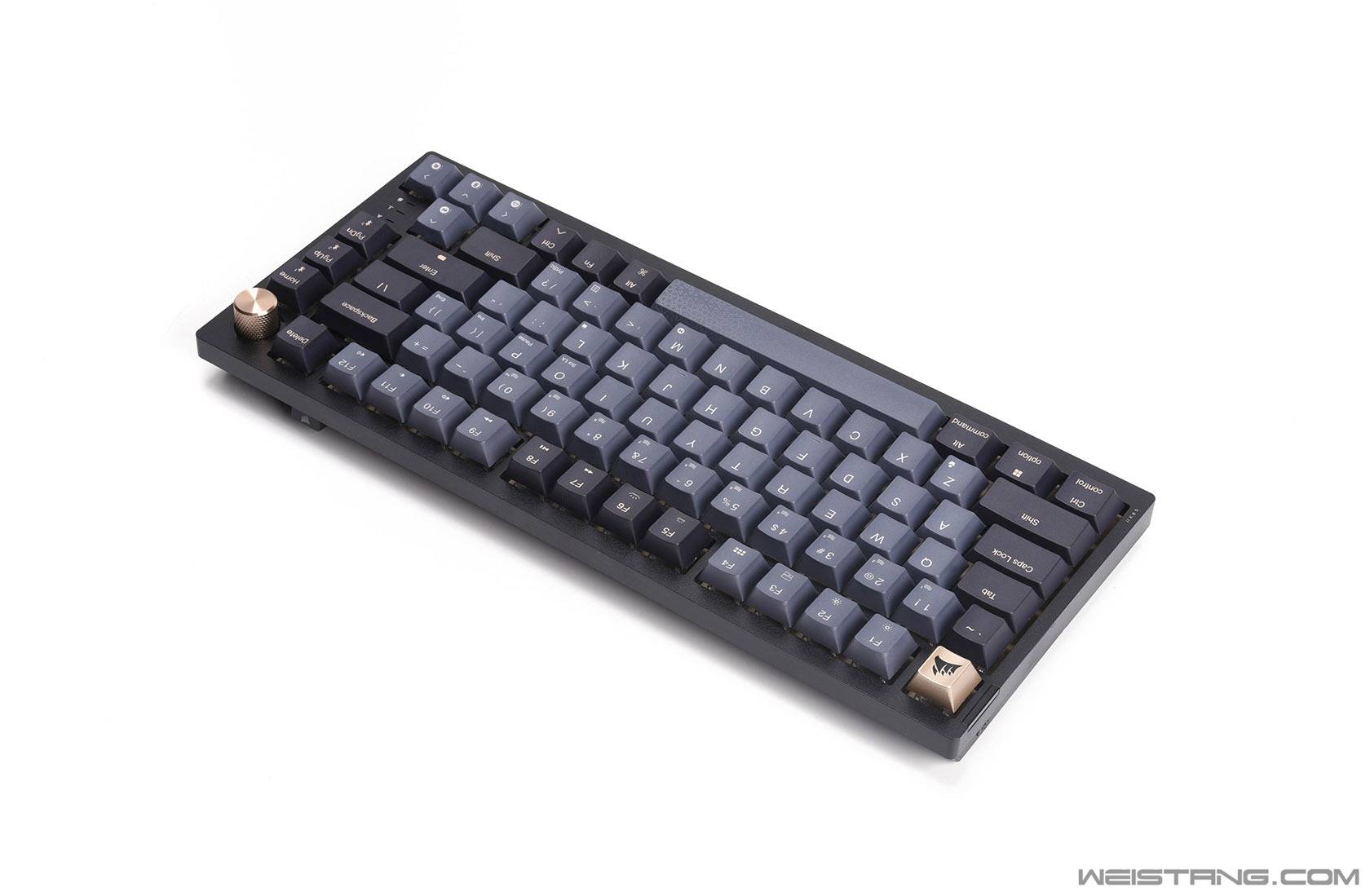 美商海盗船k65 plus 75%三模无线游戏键盘评测_特写_设计_蓝牙