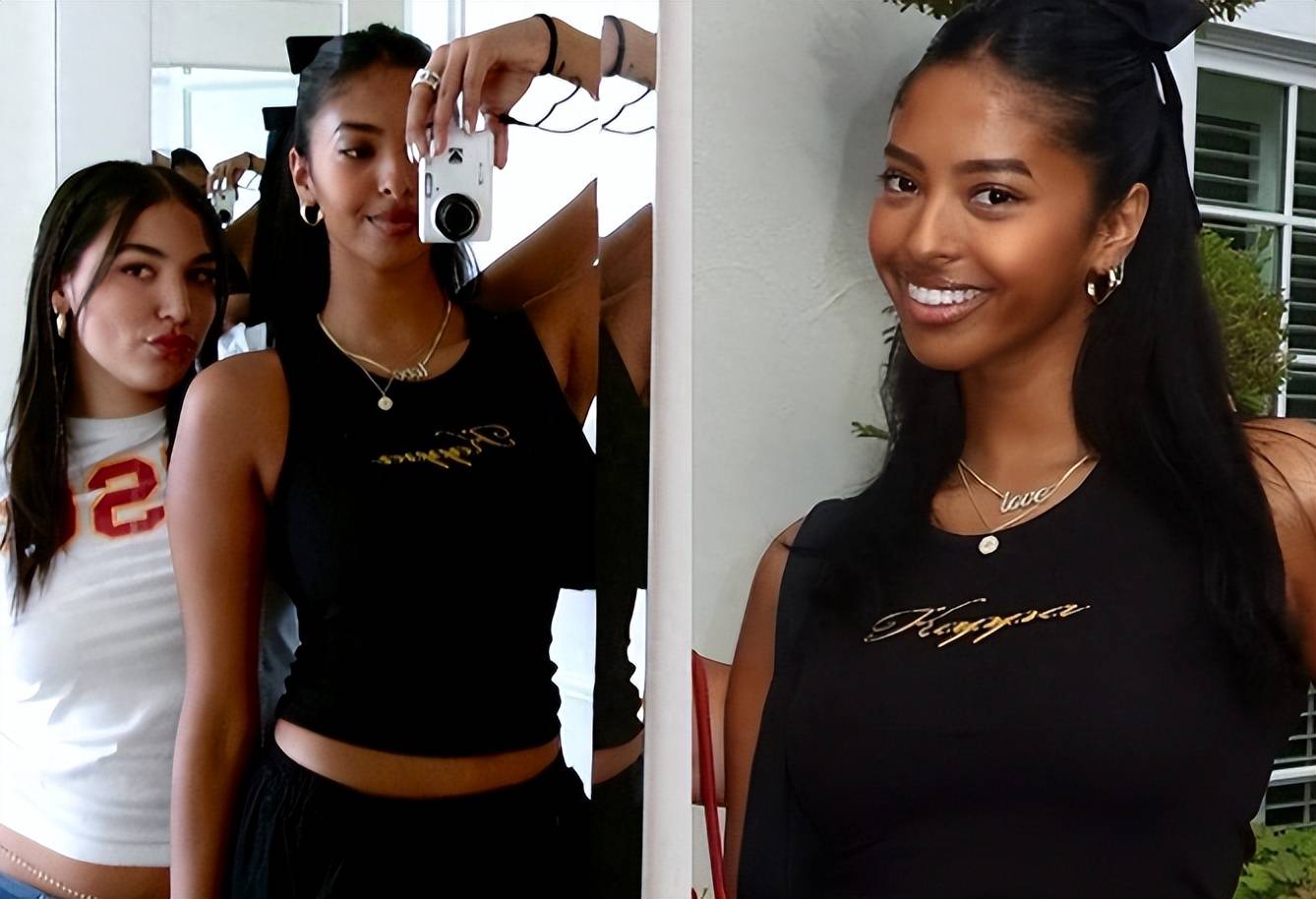 科比大女儿娜塔莉亚晒新照,瘦身成功大秀好身材,身材不逊瓦妮莎_照片