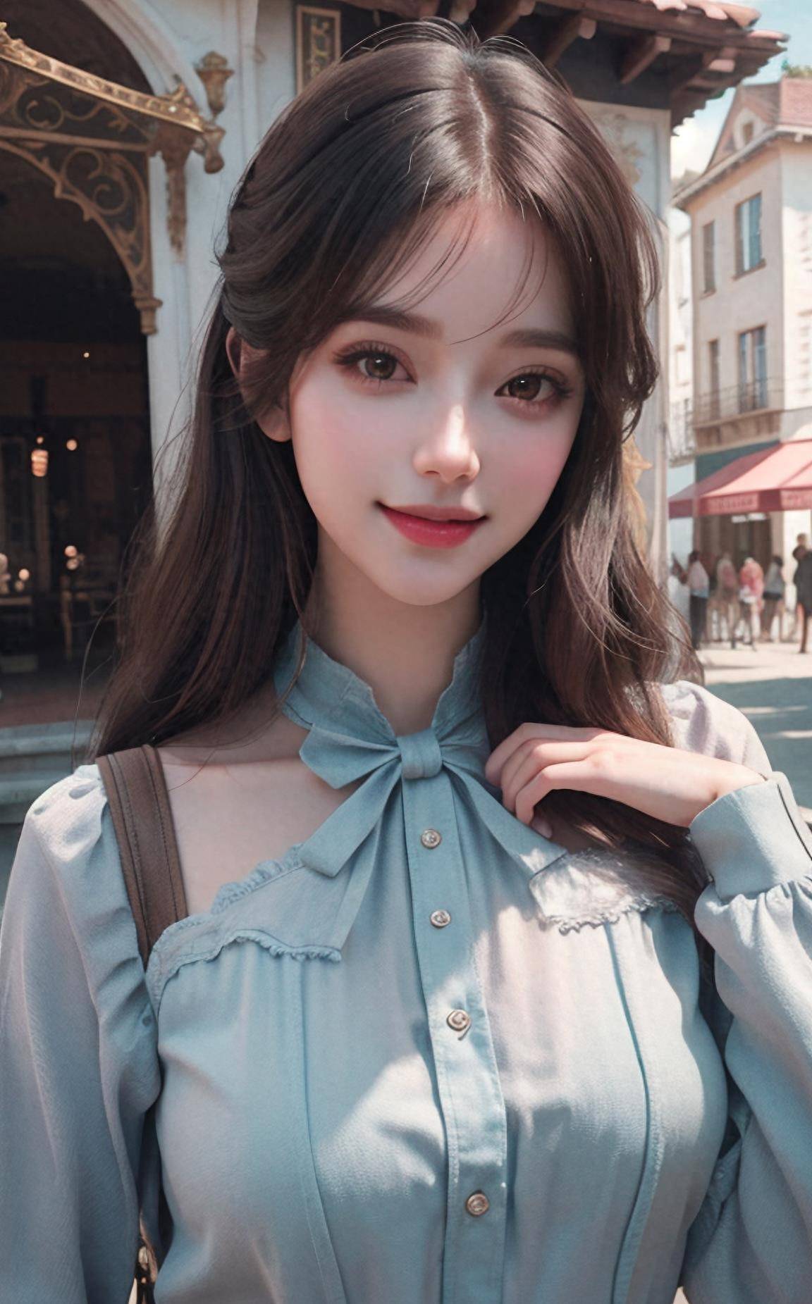 街头风格:美女穿搭城市街拍——ai绘图日记23_都市_时尚_个性