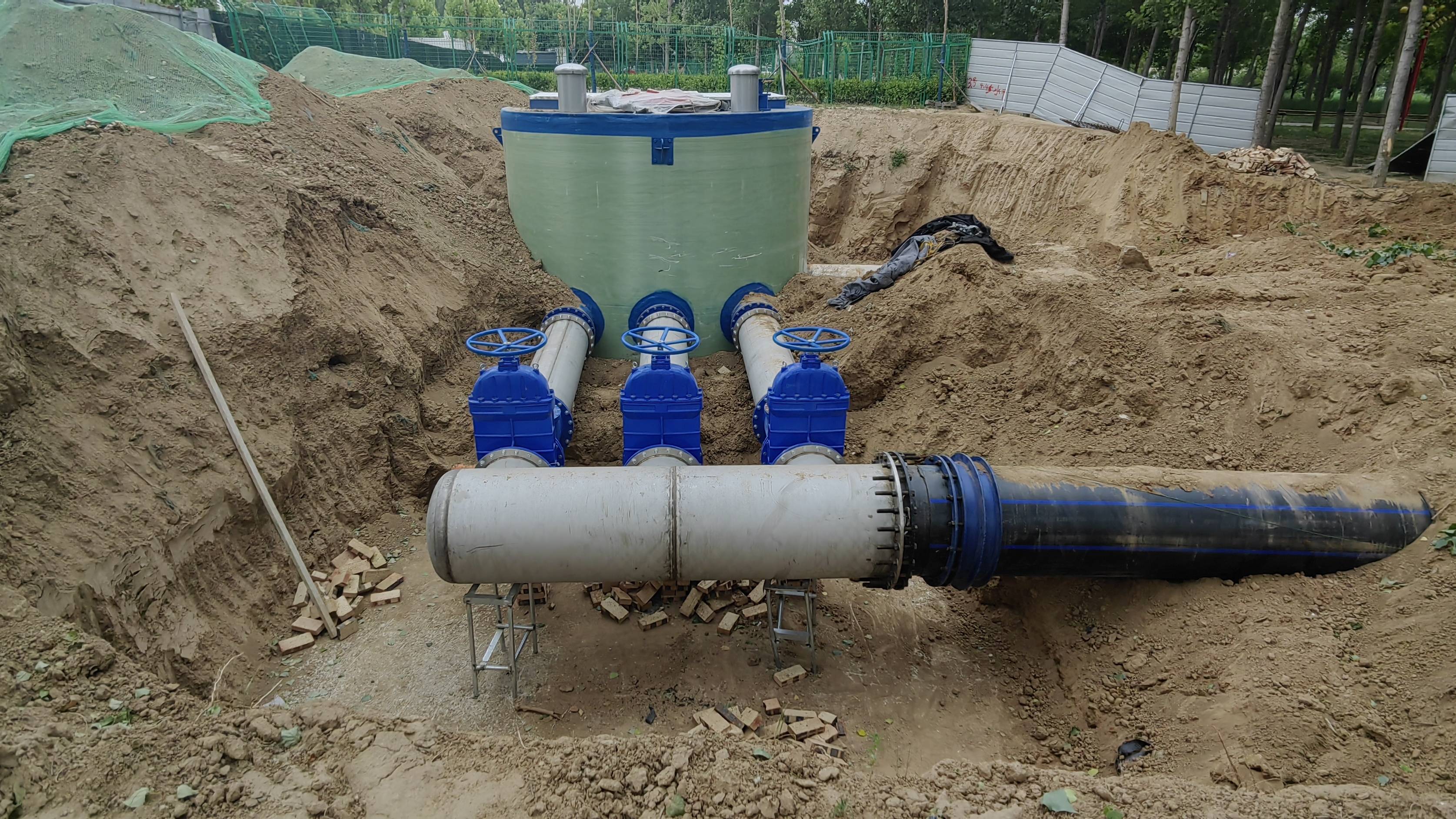 一体化灌溉泵站_灌溉一体化泵站_一体化智能灌溉泵站-港骐_农田_进行