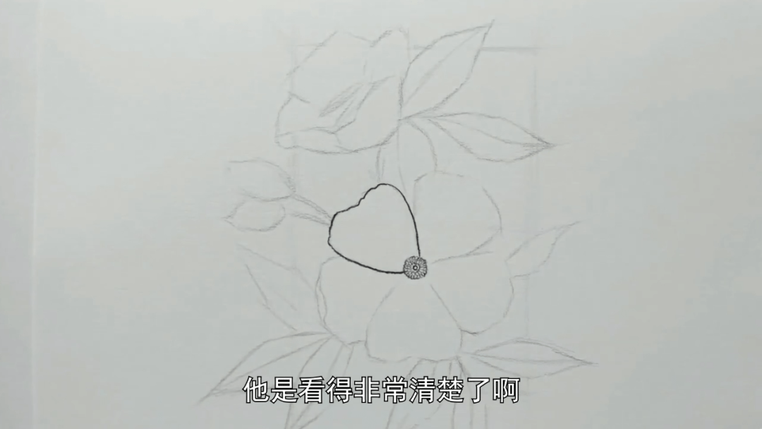 美术匠 线条描绘素雅花卉