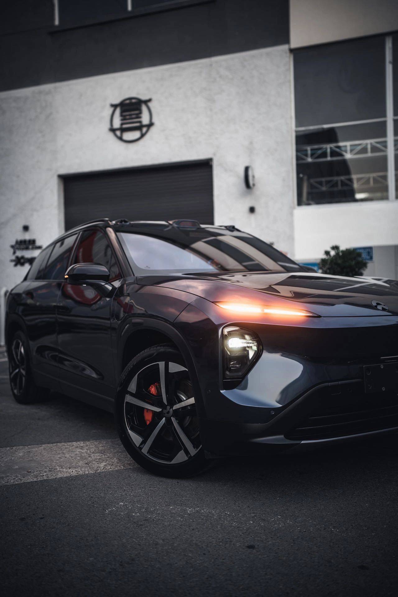 蔚来es5-matrix矩阵改色膜南极星蓝,迷人气息缓缓散发_搜狐汽车_搜狐