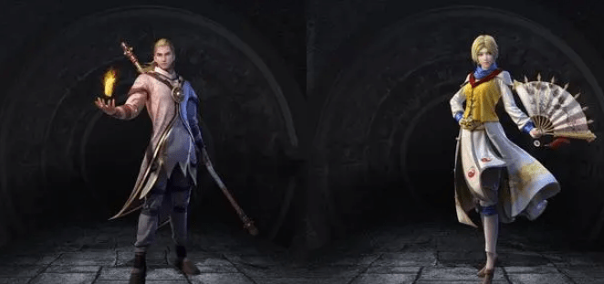 热血传奇:同系列的两件盔甲,男版堪比燕尾服,女版最美仙气飘飘_战衣