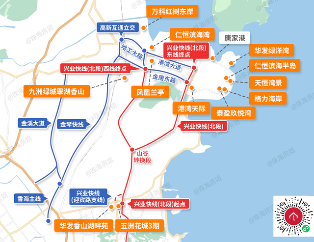 兴业快线,鹤港高速二期,高新互通.通车时间曝光!_珠海_交通_大桥