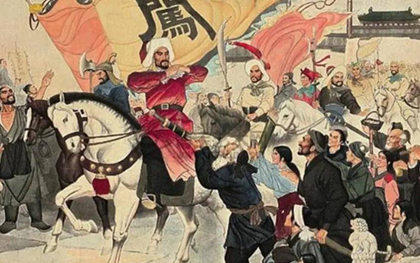 日夜不绝,一呼百万,而其势燎原不可扑……"各地纷纷唱起了民歌"迎闯王