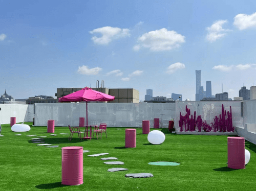 金宝汇购物中心屋顶花园绚丽开放_都市_身心_自然