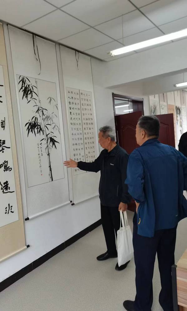 9月26日上午,河北省衡水市饶阳县委组织部,县老年书画协会,县关工委