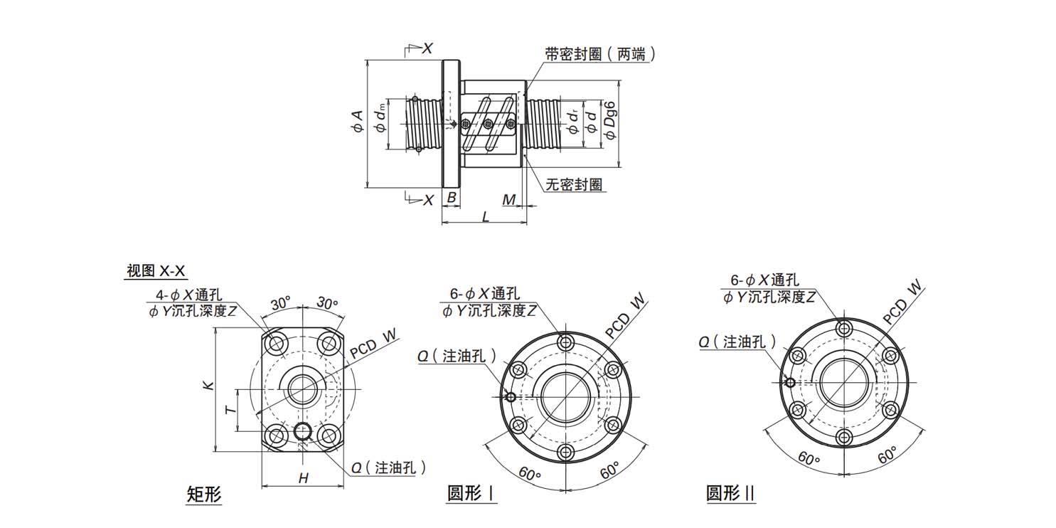 螺母cad画法图片