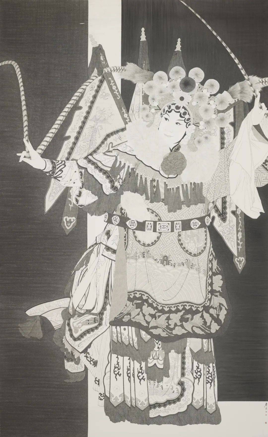 詹勇:线条之美_詹勇_画展_人物画